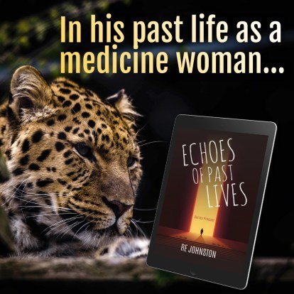Leopard looking at Echoes of Past Livesprequel