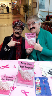 Dionne Warner and author Deana Driver at a book signing, "Movember" 2016