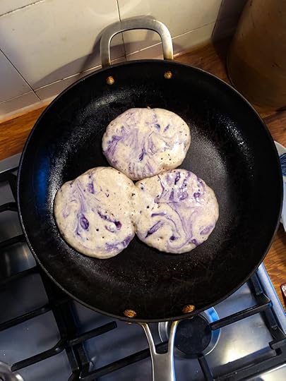 Blueberry Buckwheat Pancakes