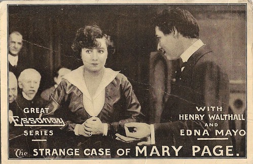 Edna Mayo and Henry Walthall in The Strange Case of Mary Page (1916)