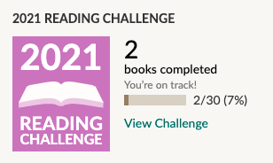 ReadingChallenge - January Update: 2/30 done!