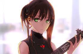 Image result for anime girl with headphones and hoodie