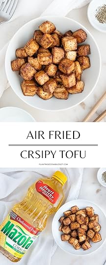 Crispy Air Fried Tofu Pinterest Graphic