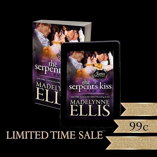 book cover for the serpent's kiss