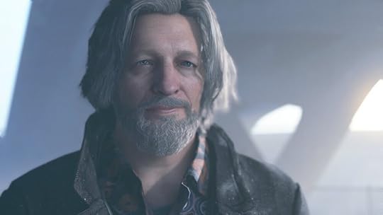 Hank, played by Clancy Brown. If Connor truly becomes Hank’s friend, you will get this scene after the game’s credits roll.