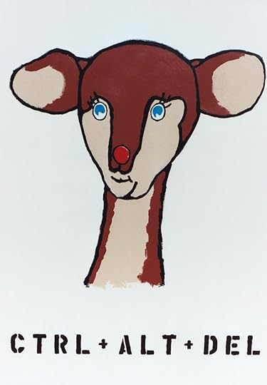 CTRL+ALT+DEL, circa 2002, acrylic on canvas, 40”x30”