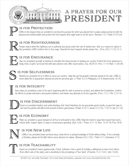 A Prayer for Our President