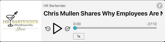 HR Bartender Show media player featuring Chris Mullen
