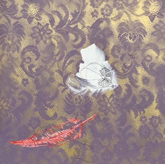 Blood Feather #quantamstories (Double-Universe Topology), 2018