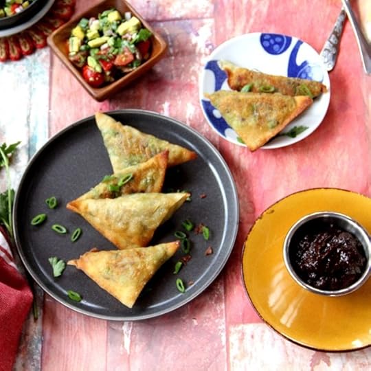 Chicken Keema Samosas