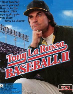 Tony La Russa Baseball II - Front Cover