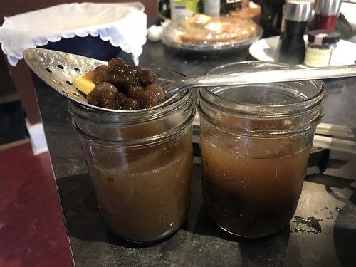 Ginger-pineapple bubble tea