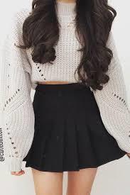 Image result for oversized hoodies with short skirts outfits