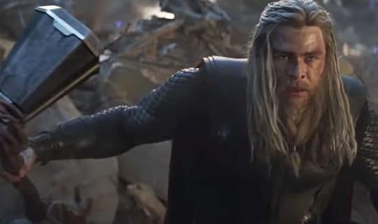Image result for thor with long hair endgame