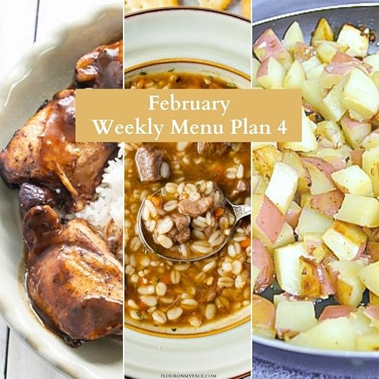 Preview photos of 3 menu plan recipes preview.