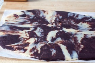 marbled dough