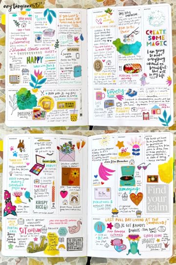 5 Tips for Memory Planning | Amy Tangerine 2021 Planner Archer and Olive Collaboration | Memory Planning Inspiration and Ideas | Creative Journaling | Weekly Planner Spread