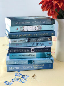 popular novels with blue book covers