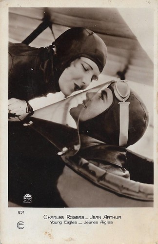 Charles Buddy Rogers and Jean Arthur in Young Eagles