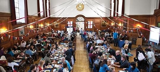 A picture containing person, people, crowd, dining roomDescription automatically generated