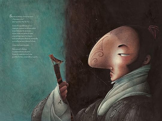 Разворот из книги "Сирано де Бержерак", проиллюстрированной французской иллюстратором Ребеккой Даутремер.