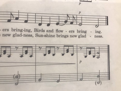 birds and flowers singing