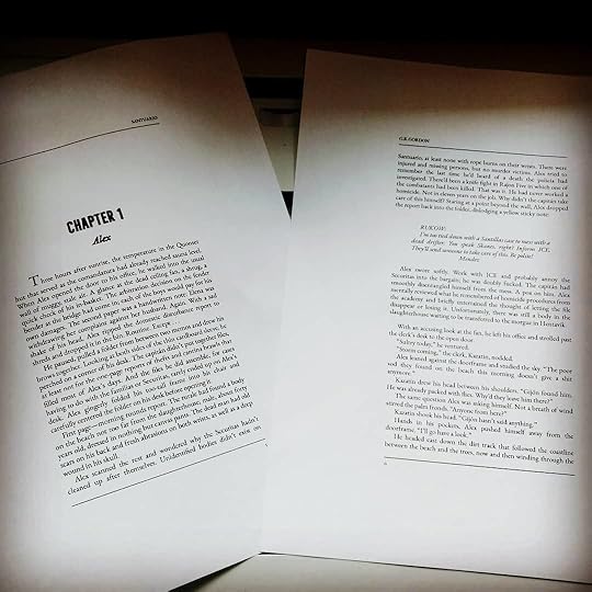 We have a print layout! #soprettyNot long now until #Santuario will be available in paperback again.