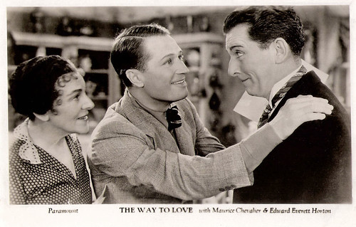 Maurice Chevalier and Edward Everett Horton in The Way To Love (1933)
