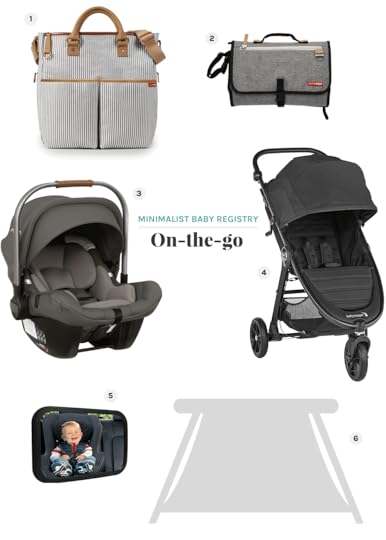 on-the-go minimalist baby registry from the faux martha