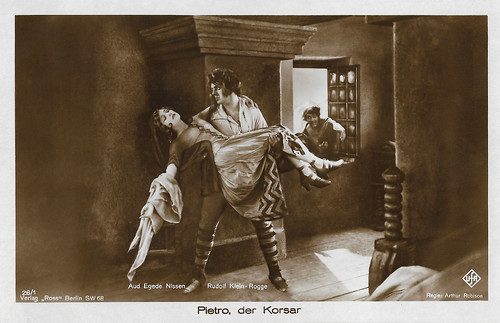 Aud Egede Nissen and Rudolf Klein-Rogge in Pietro der Korsar (1925)