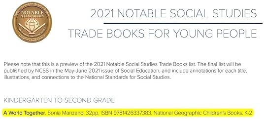 2021 Notable Social Studies Trade Books