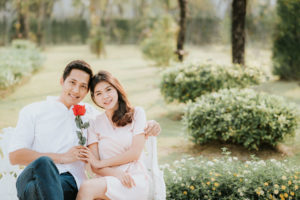 young couple in love