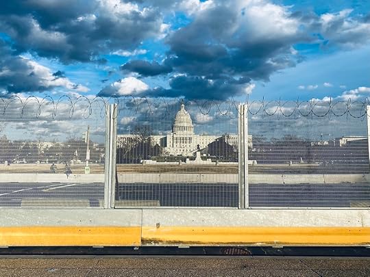 Capitol security fence at 3rd St NW