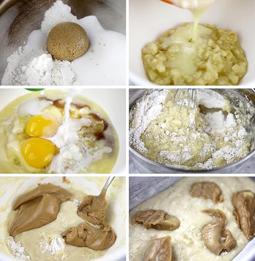 Peanut Butter Banana Bread Steps