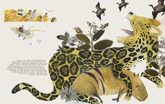 Interiores del libro sobre Humboldt. Jaguar. 