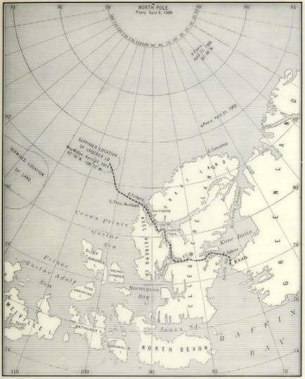 Map of the Crocker Land Expedition