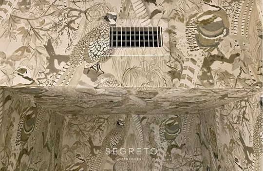 painted over vent to disguise with wallcovering