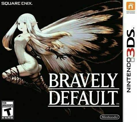 Bravely Default 3DS game cover with wind fairy