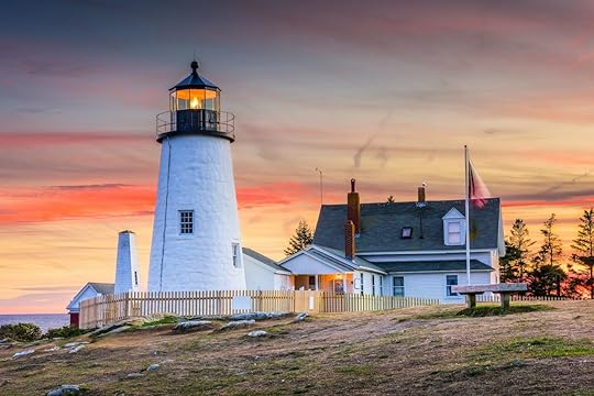 Pemaquid Point Light in Bristol, Maine. lighthouses in New England to stay the night