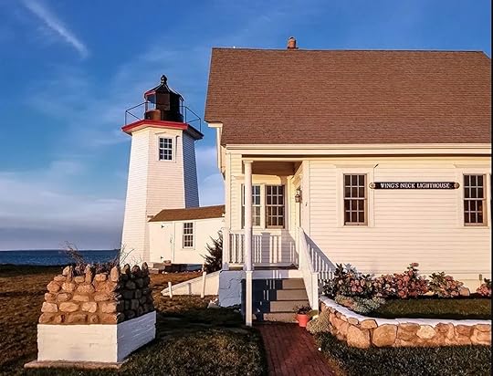 Wings Neck Lighthouse, Massachusetts, lighthouses in New England to stay the night in