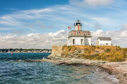 Rose Island Lighthouse in New England to stay the night