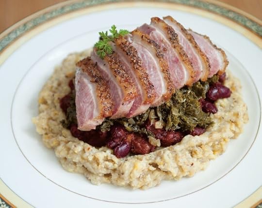 Antler's Roast Duck with Maple Baked Beans and Grits Toronto Restaurants Stephanie Dickison.jpg