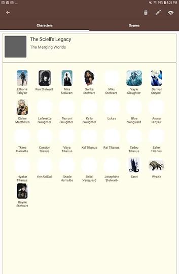 Character Story Planner fantasy Writing