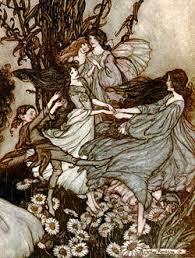 Fairies Dancing Full Moon Rackham