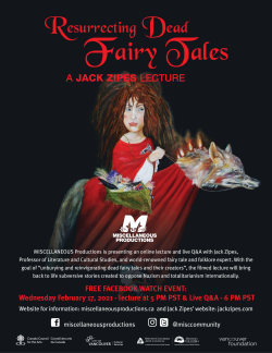 Jack's Lecture Resurrecting Dead Fairy Tales