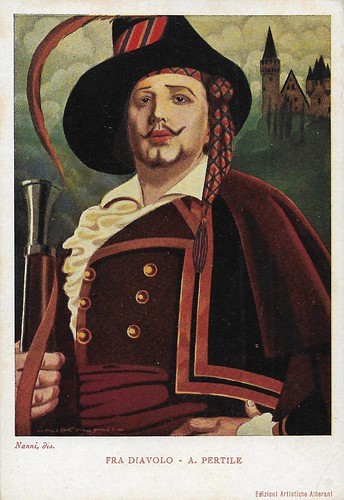 Aureliano Pertile in the opera Fra Diavolo (Auber)