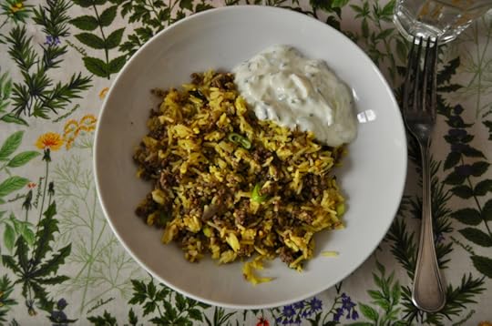 Beef Pulao with Raita
