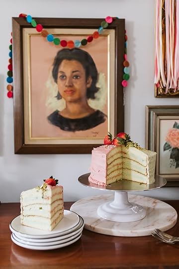 Dede’s Strawberry Pistachio Doberge Cake