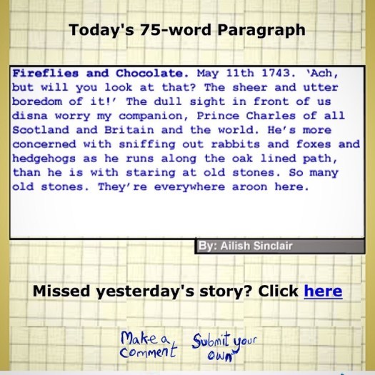 Openeing of FIREFLIES AND CHOCOLATE by Ailish Sinclair