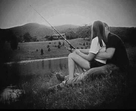 May be a black-and-white image of fishing rod and outdoors